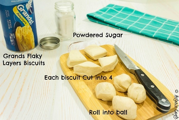 ingredients in tiana's beignets