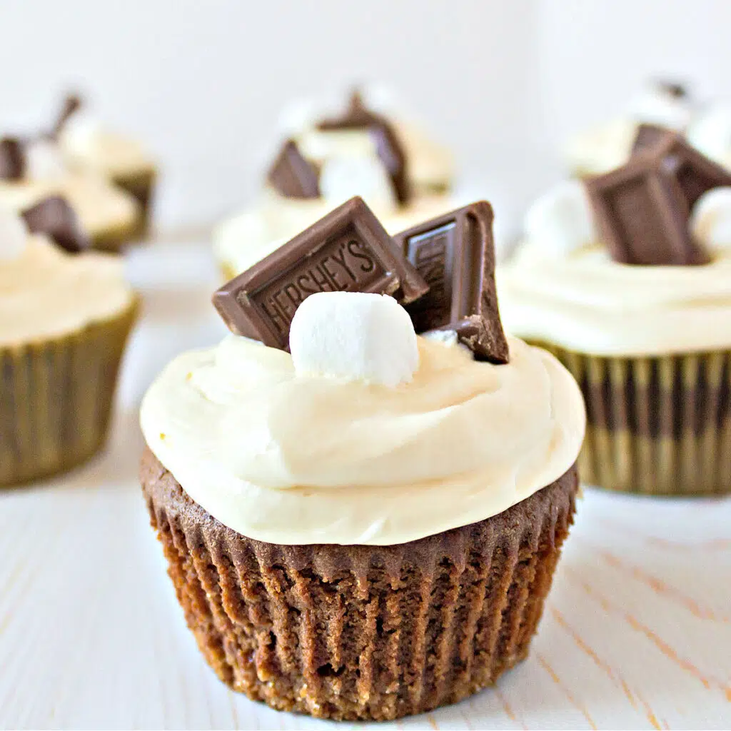 Smores Cupcake Featured Image