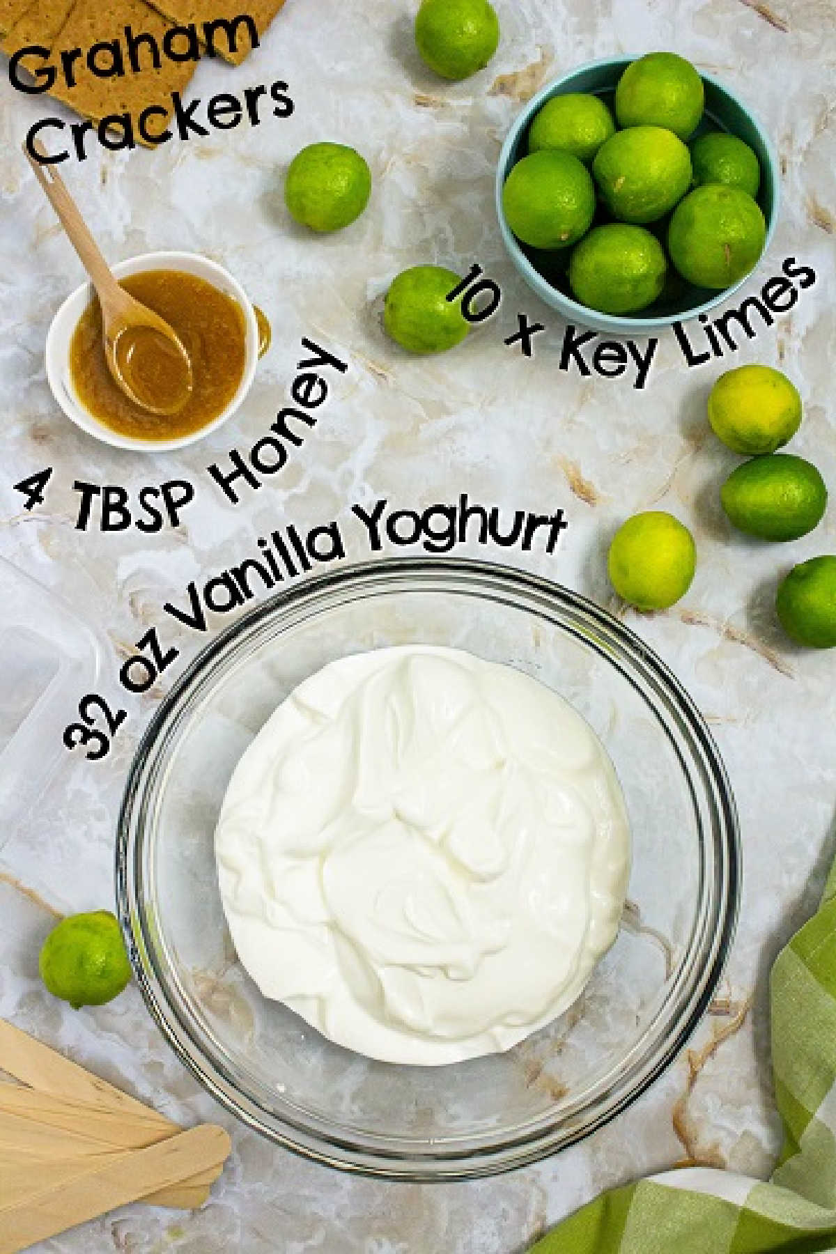 ingredients needed for key lime pie popsicles