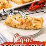 crawfish bread pinterest pin