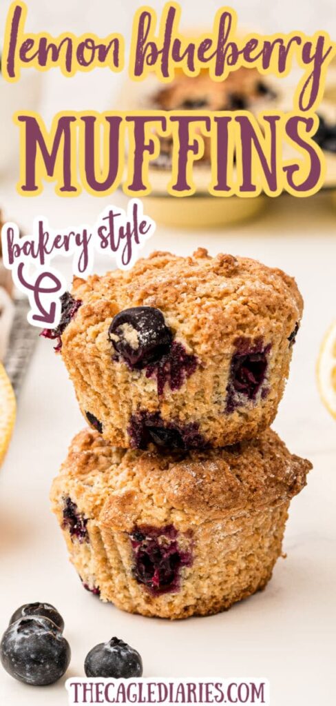 Lemon Blueberry Muffins With Sour Cream | The Cagle Diaries The Cagle ...