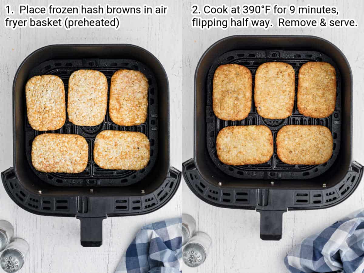 Can You Put Hash Browns in Air Fryer: Recipe for Cooking Frozen