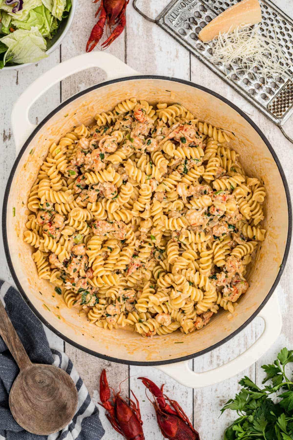 Crawfish Monica Pasta