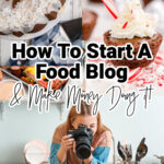 how to start a food blog pin