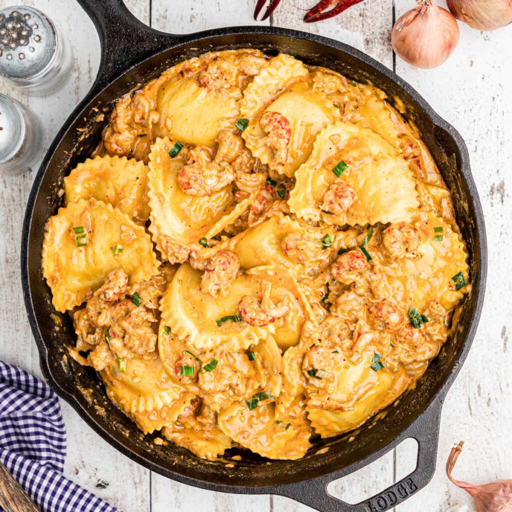 Creamy Crawfish Ravioli | The Cagle Diaries