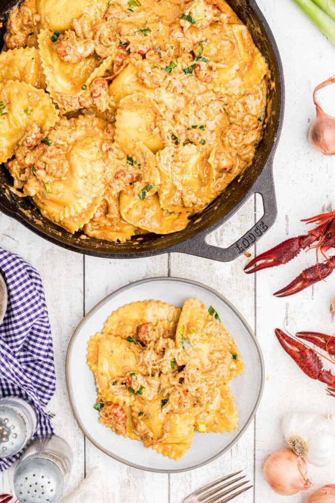 Creamy Crawfish Ravioli | The Cagle Diaries
