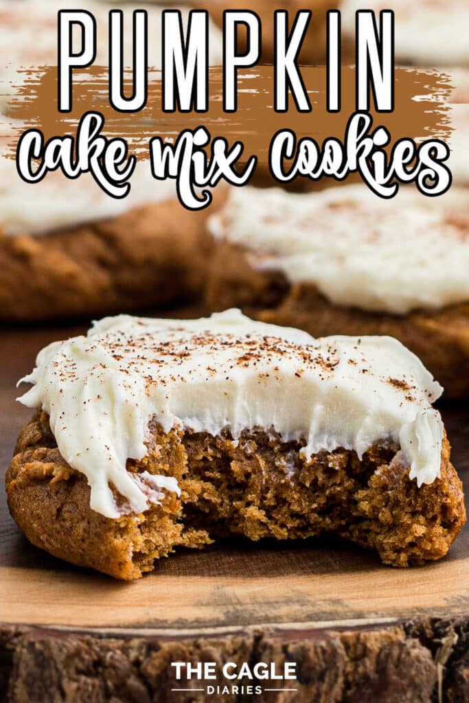 Pumpkin Cookies With Cake Mix Recipe | The Cagle Diaries