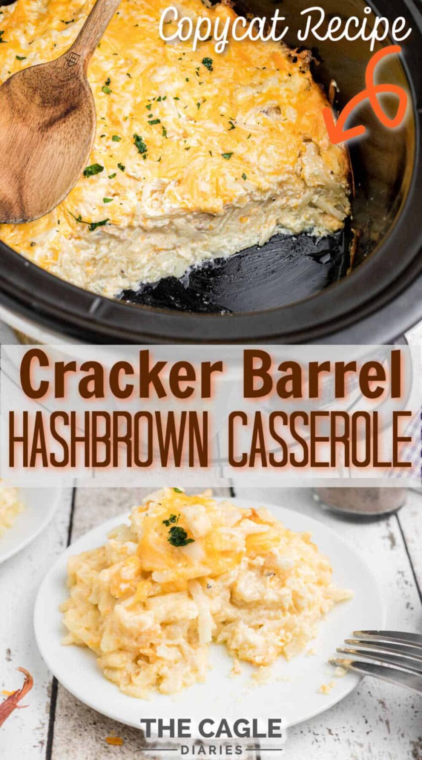 Crockpot Cracker Barrel Cheesy Hash Brown Casserole Recipe The Cagle