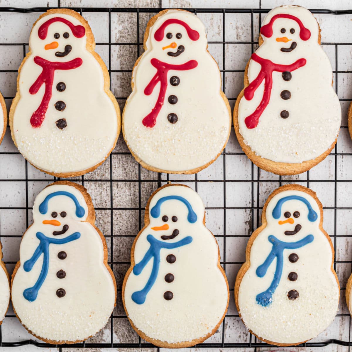 Snowman Cake - Cookies and Cups