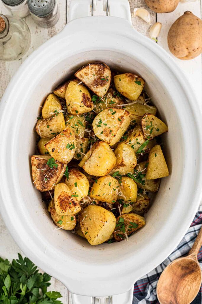 Slow Cooker Roast Potatoes The Cagle Diaries