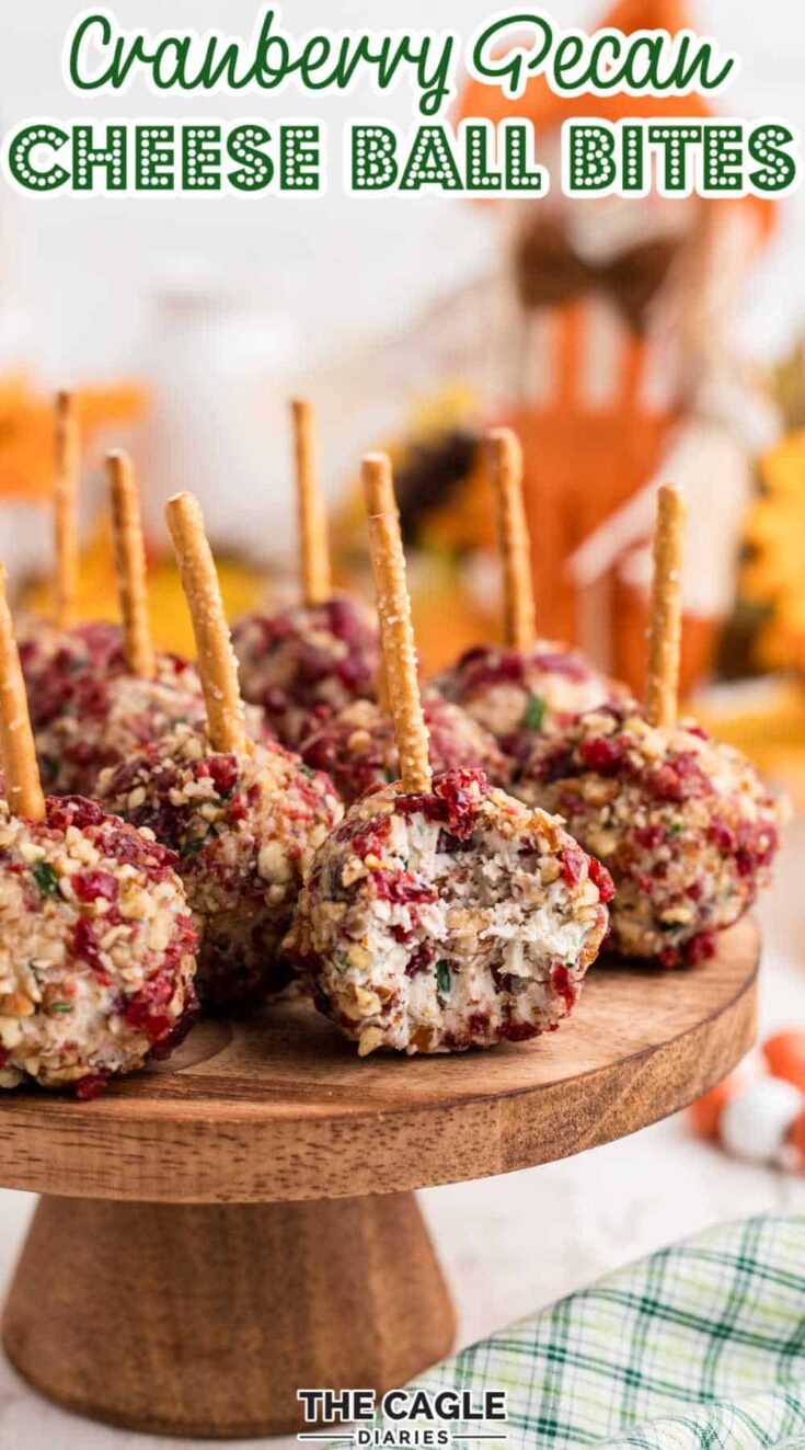 Pecan & Herb Cheese Ball Bites